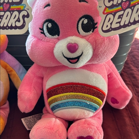 Care Bears Plush Duo - Pink and Rainbow - Picture 4 of 7